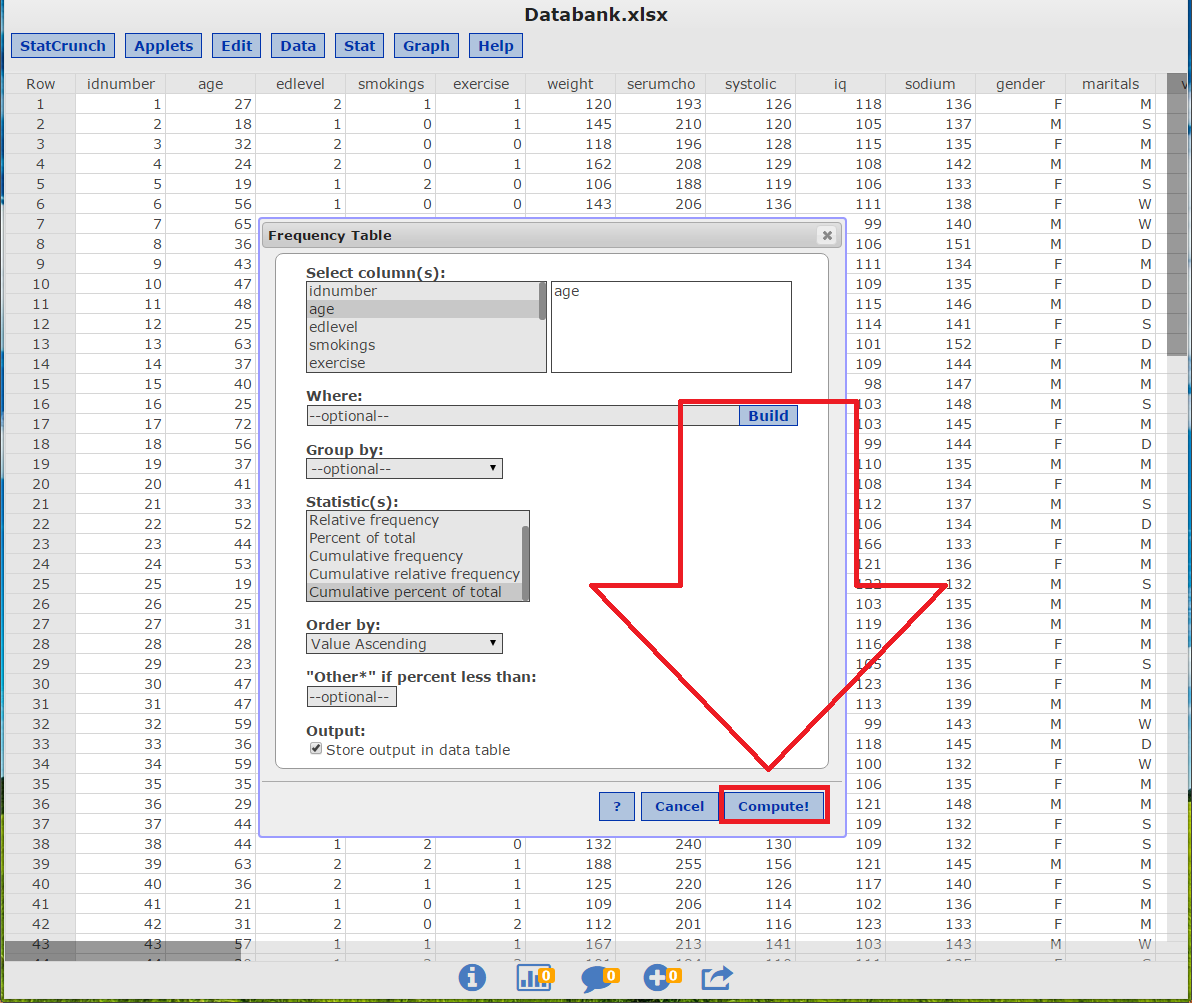image  10 of statcrunch after logging in