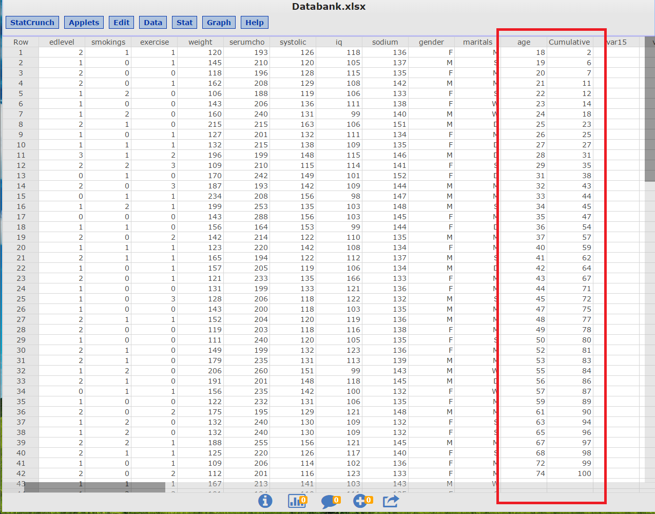 image  12 of statcrunch after logging in
