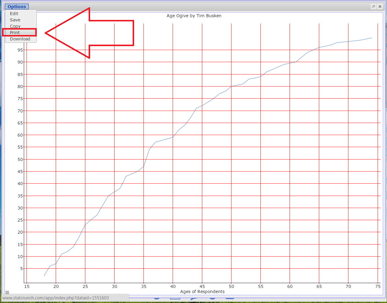 image 29 of statcrunch after logging in