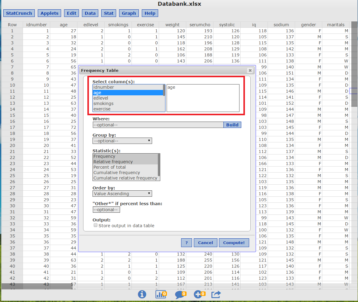 image  7 of statcrunch after logging in